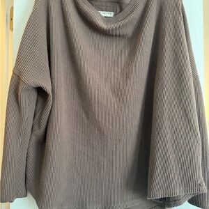 Cozy Brown We the free waffle knit